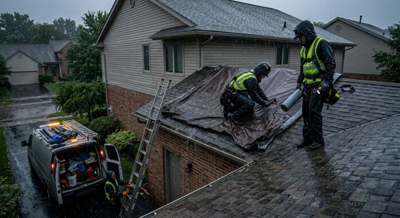 A Frame Roof Repair in Longmont, CO