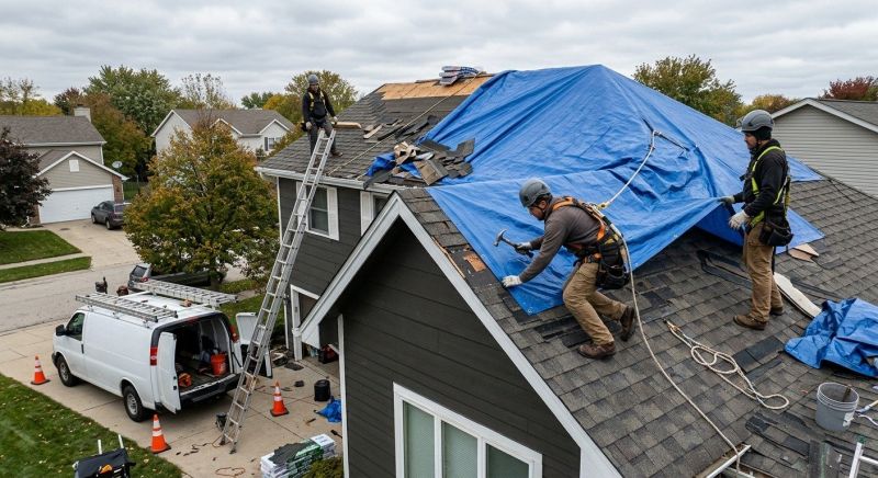 A Frame Roof Repair in Longmont, CO