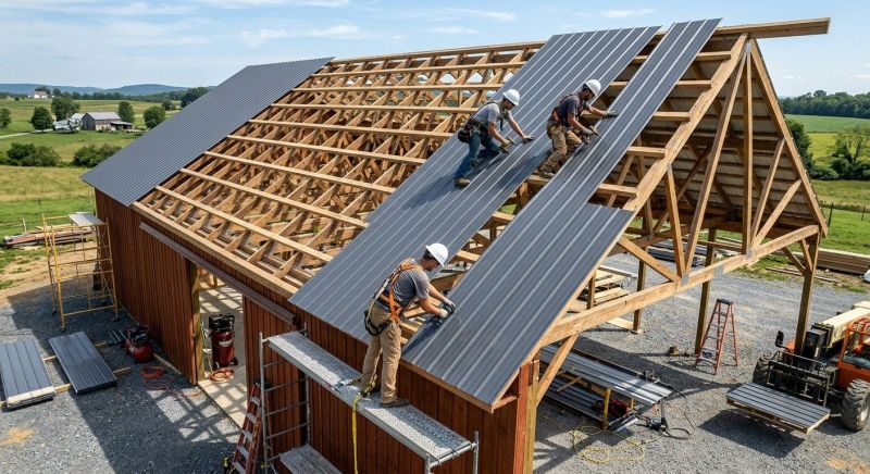 Barn Roof Installation in Longmont, CO