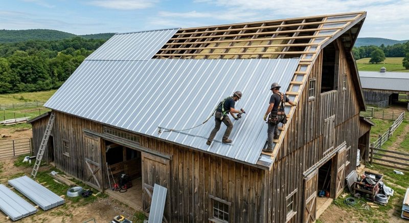 Barn Roof Installation in Longmont, CO
