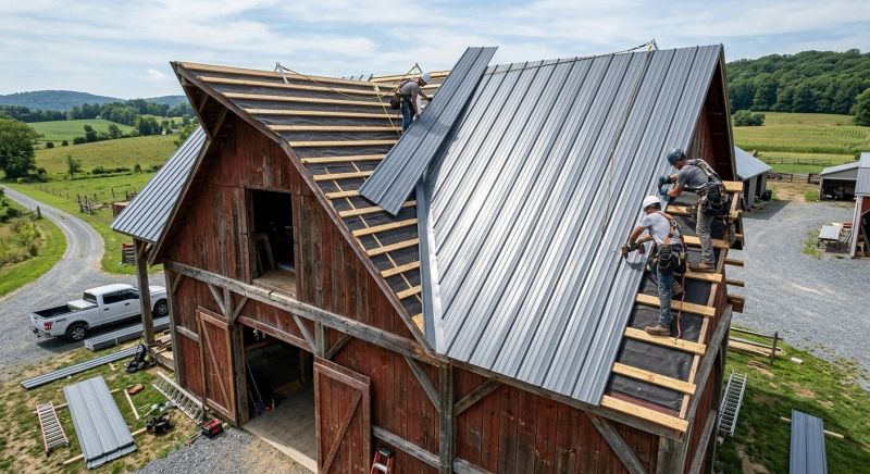 Barn Roof Installation in Longmont, CO