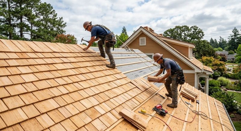 Cedar Roof Installation in Firestone, CO
