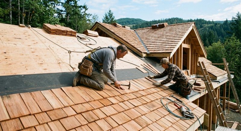 Cedar Roof Installation in Lyons, CO