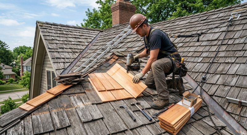 Cedar Shake Roof Repair in Boulder County, CO