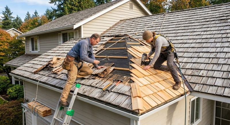 Cedar Shingles Repair in Estes Park, CO