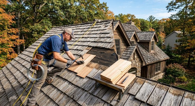 Cedar Shingles Repair in Jamestown, CO