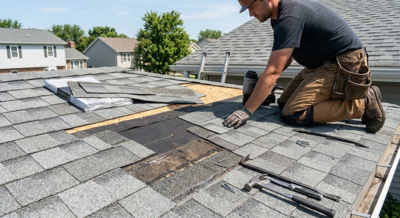 Composite Roof Repair in Longmont, CO