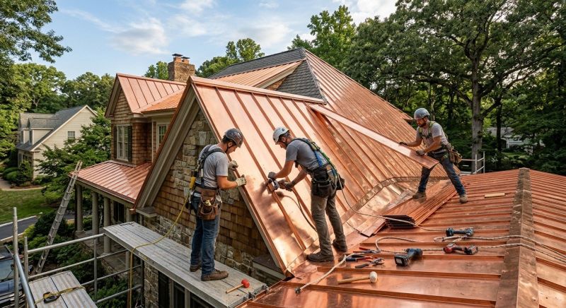 Copper Roof Installation in Longmont, CO