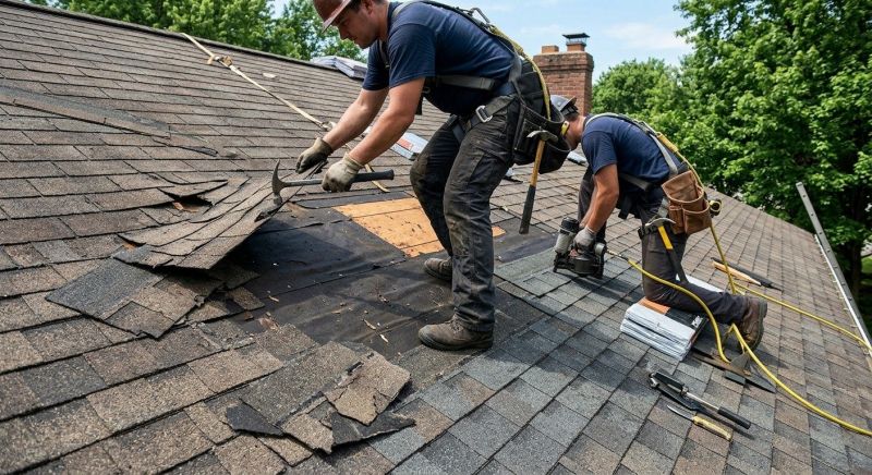 Damaged Roof Repair in Johnstown, CO