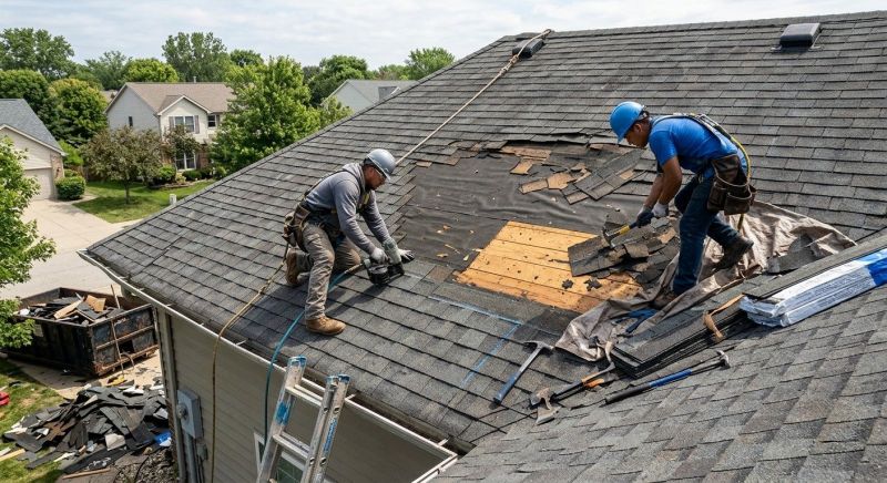Damaged Roof Repair in Westminster, CO