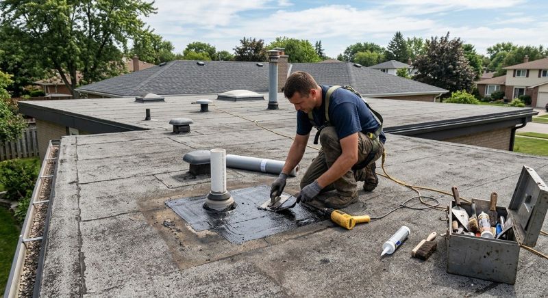 Flat Roof Repair in Jamestown, CO