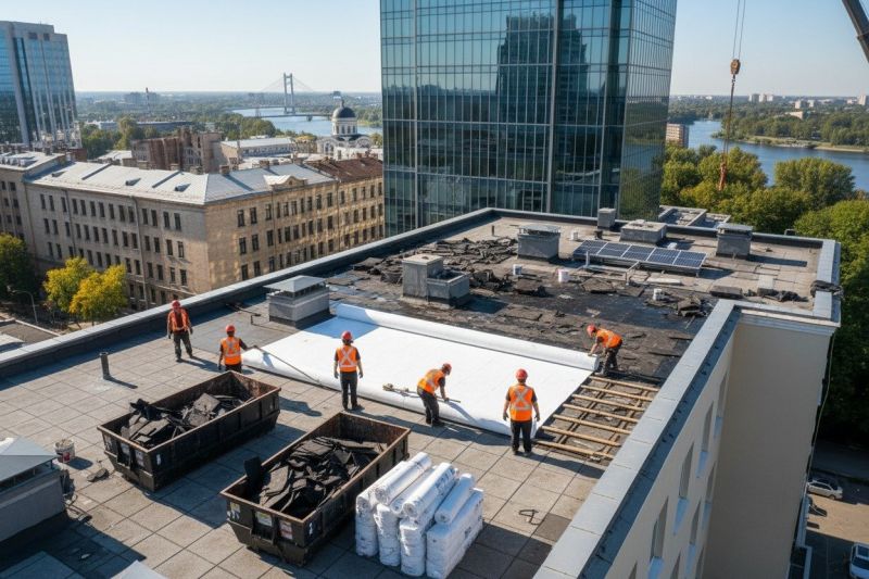 Flat Roof Replacement in Arvada, CO