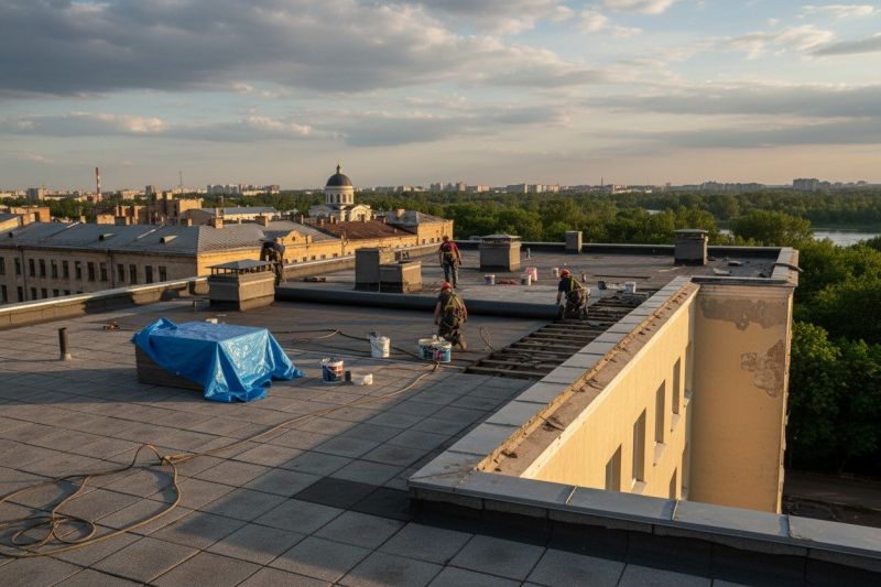 Flat Roof Replacement in Berthoud, CO