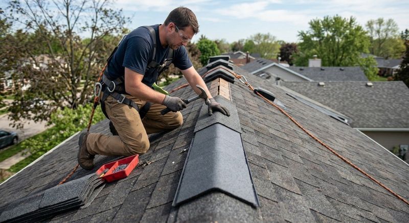 Ridge Cap Repair in Longmont, CO