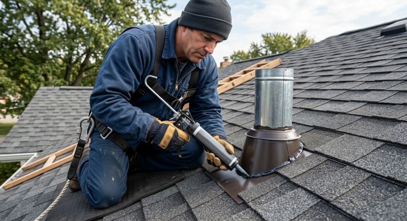 Roof Vent Flashing Repair in Longmont, CO