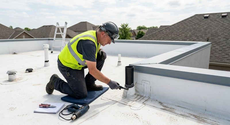 Rubber Roof Inspection in Longmont, CO