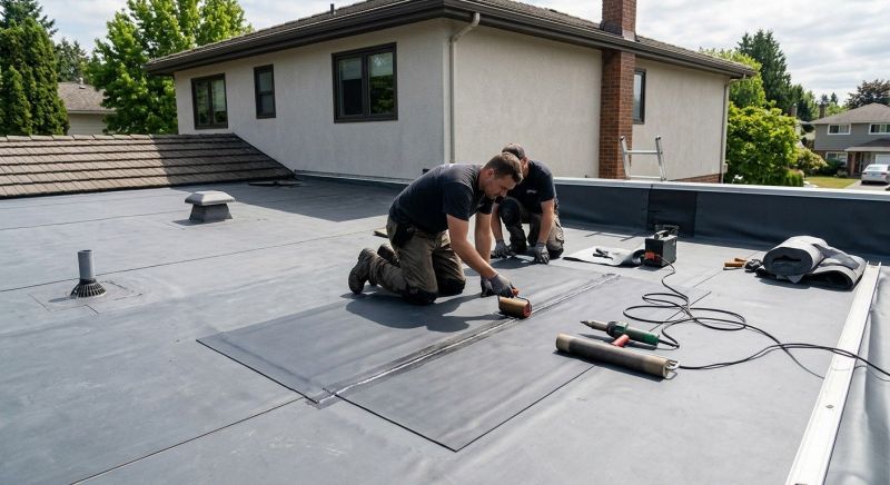 Rubber Roof Repair in Broomfield, CO