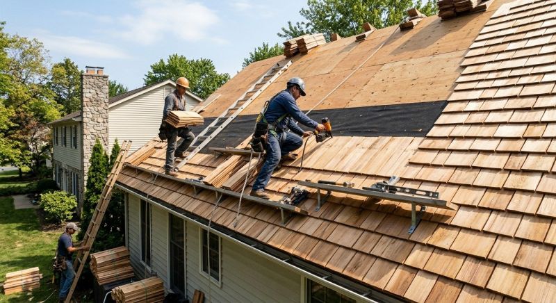 Shake Roof Replacement in Firestone, CO