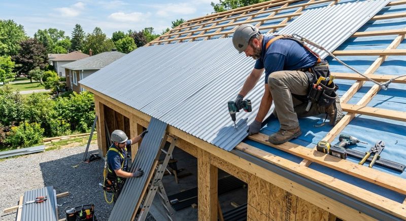 Sheet Roofing Installation in Nederland, CO