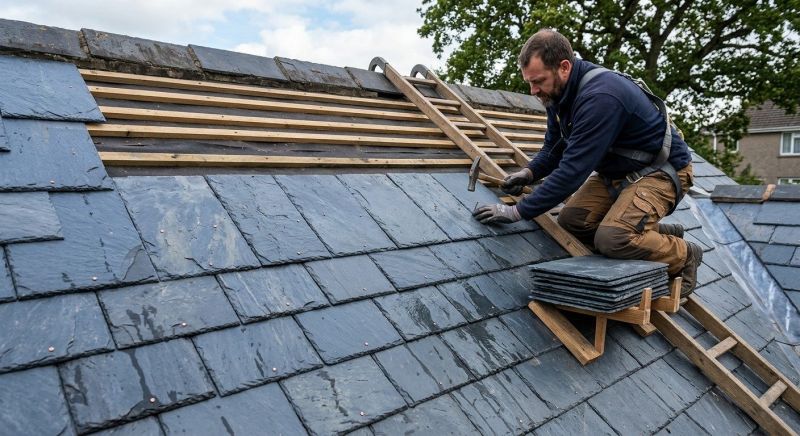 Slate Roof Construction in Lafayette, CO