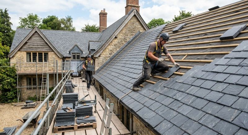 Slate Roof Installation in Longmont, CO