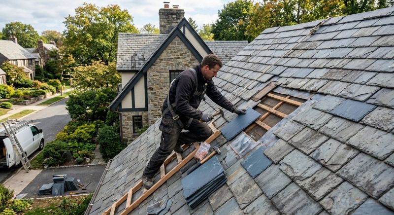 Slate Roof Leak Repair in Longmont, CO