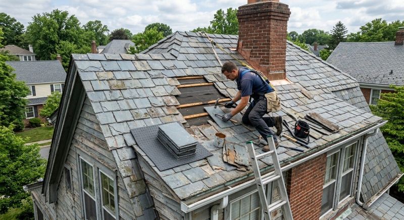 Slate Shingles Repair in Brighton, CO