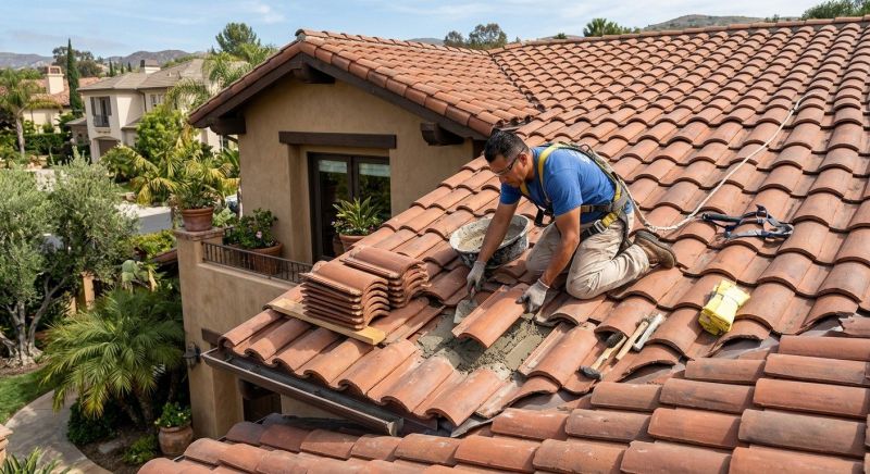Spanish Tile Roof Repair in Longmont, CO
