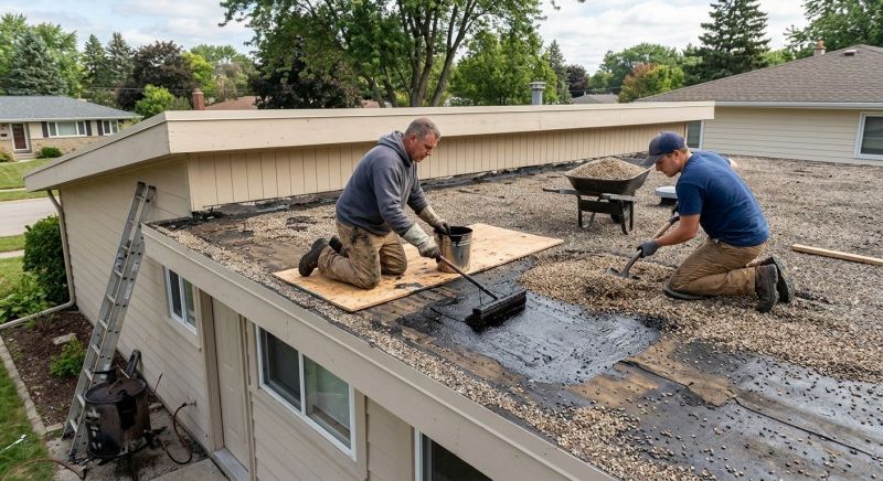 Tar And Gravel Roof Repair in Berthoud, CO