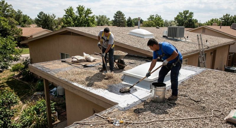 Tar And Gravel Roof Repair in Dacono, CO