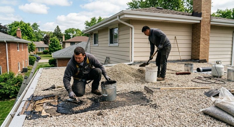 Tar And Gravel Roof Repair in Johnstown, CO