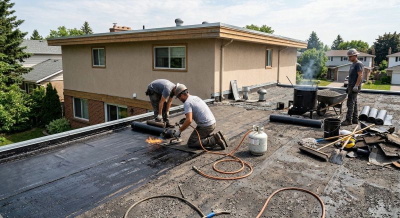 Tar Roof Repair in Lafayette, CO
