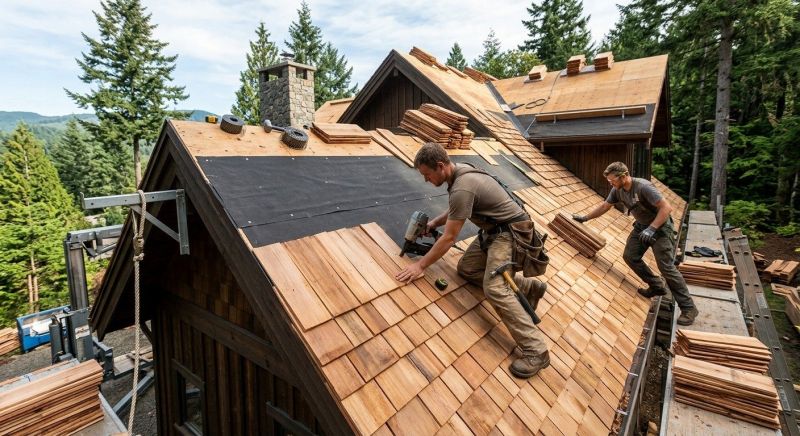Wood Roofing Installation in Boulder County, CO