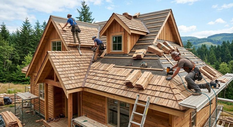 Wood Roofing Installation in Firestone, CO
