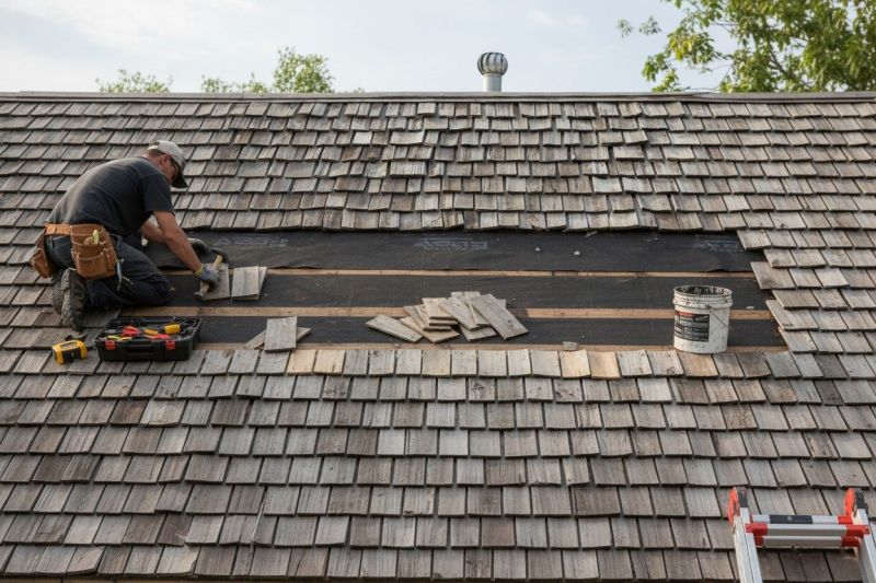 Wood Shake Roof Repair in Boulder County, CO
