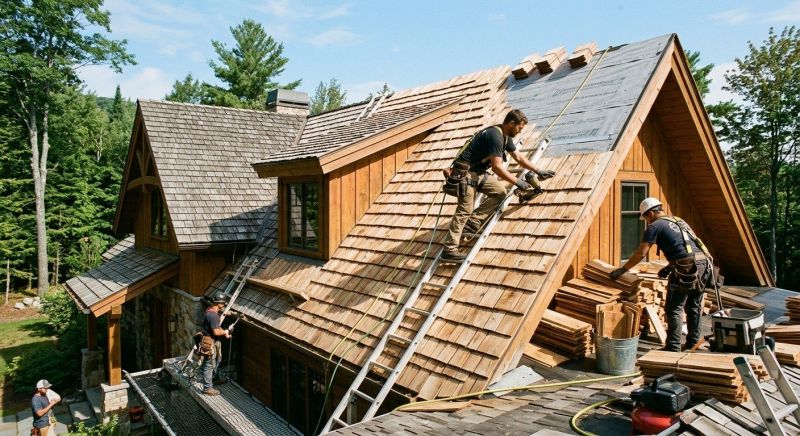 Wood Shake Roof Replacement in Estes Park, CO